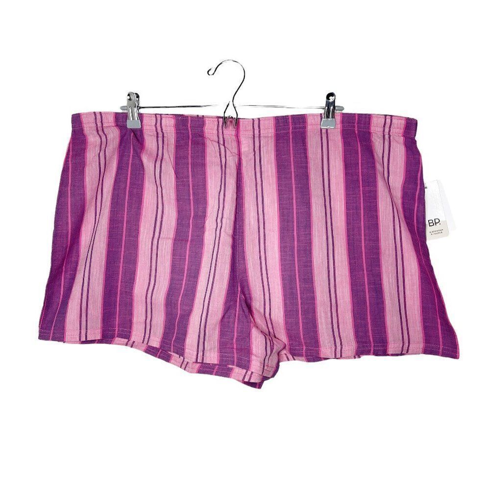 BP. Boyfriend Stripe Pajama Shorts 